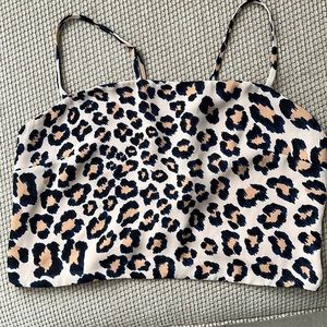 Crop Top Small Leopard Print